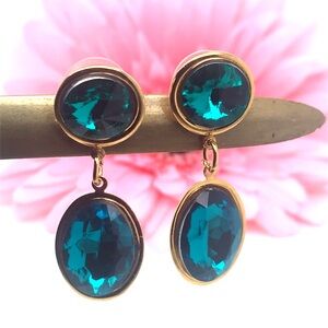 2/$14 Teal Drop Earrings